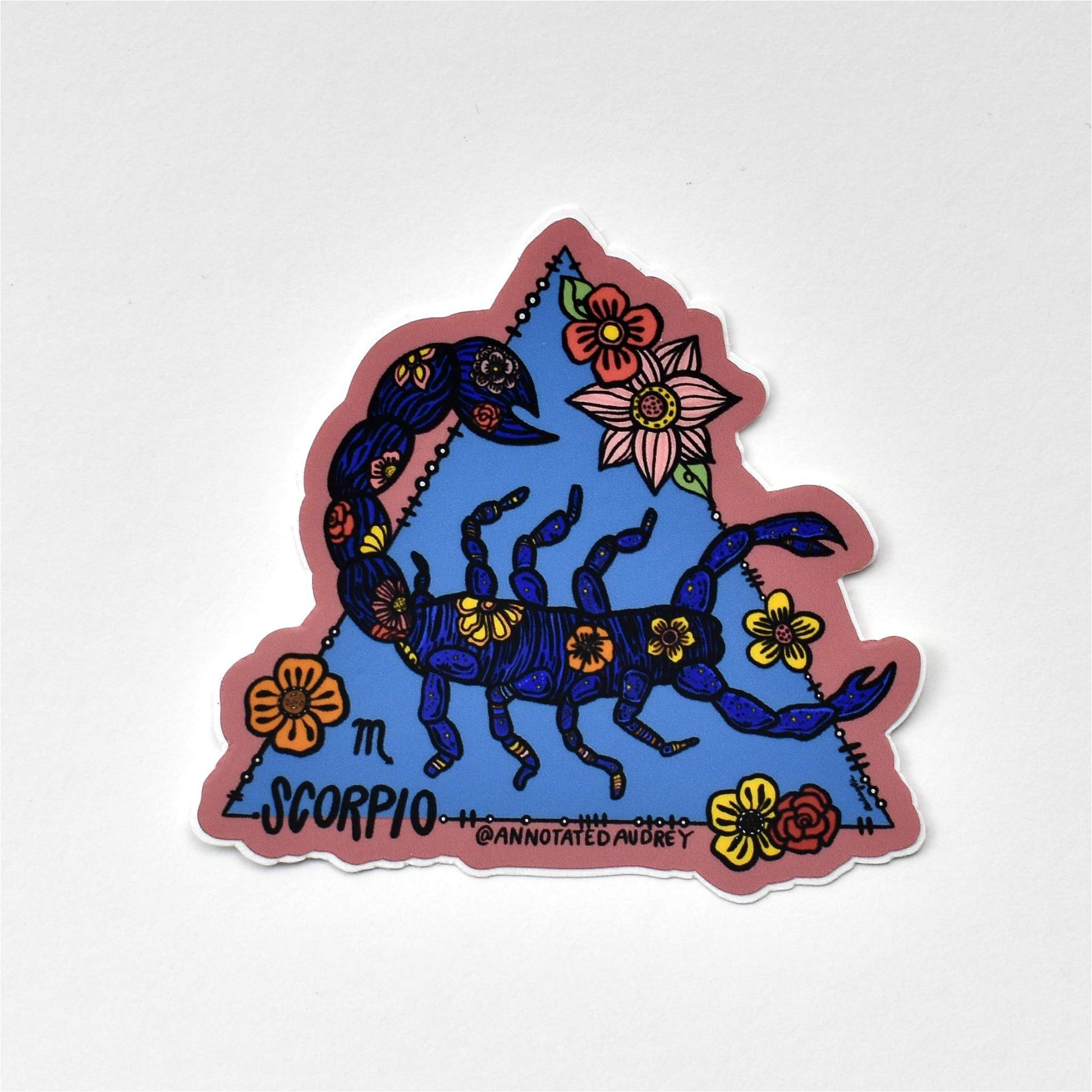 Sticker on white background