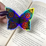 Holographic Sticker - Stained Glass Butterfly