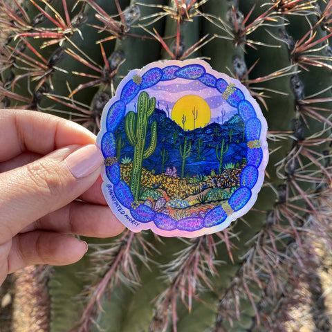Holding sticker for scale