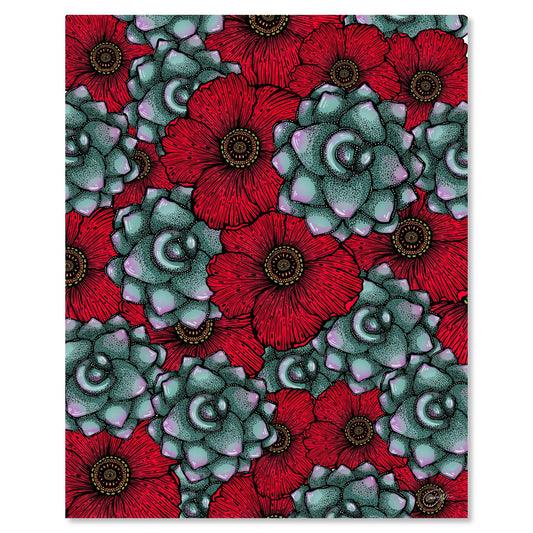 Art print on white with shadow