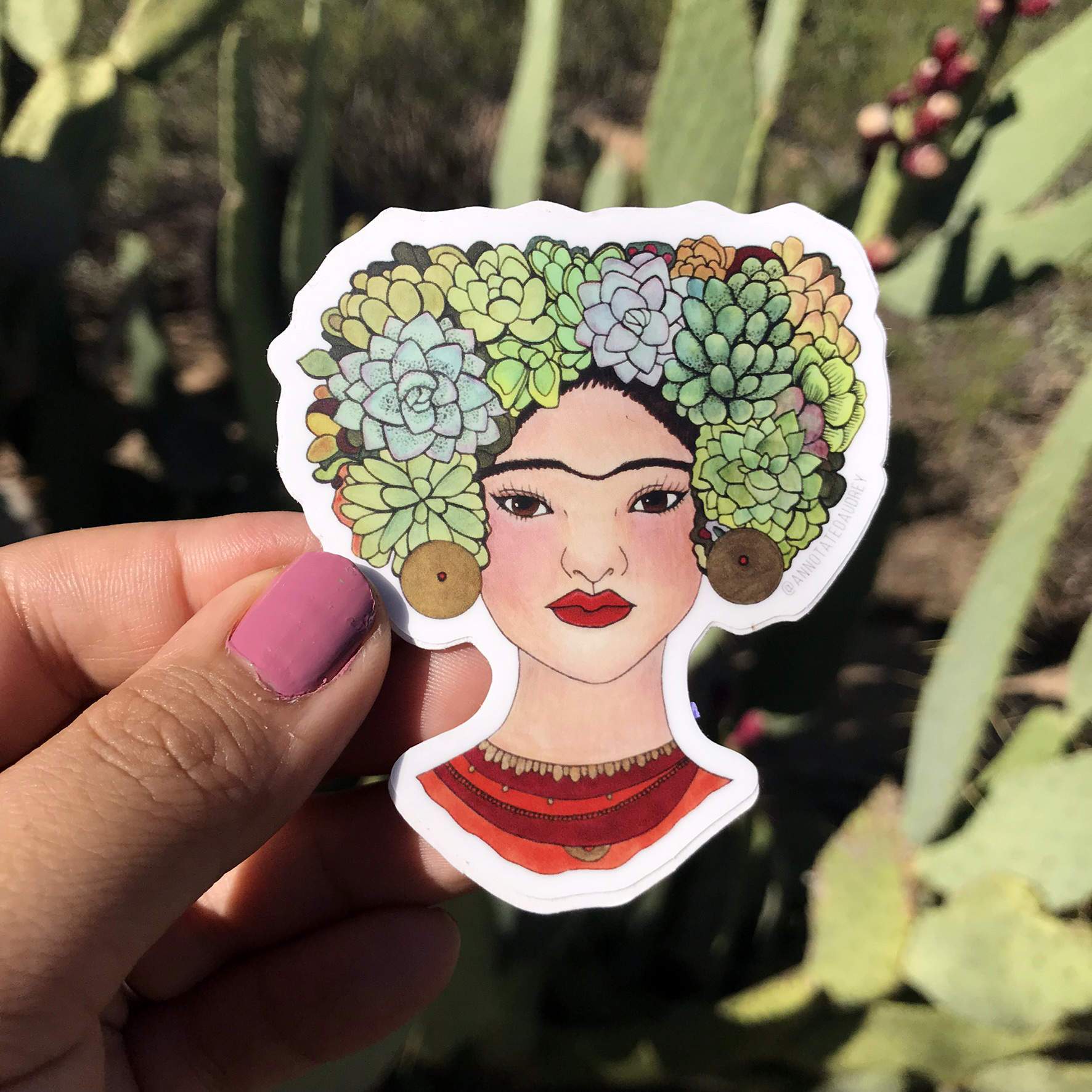 Holding sticker for scale