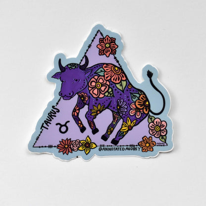 Sticker on white background