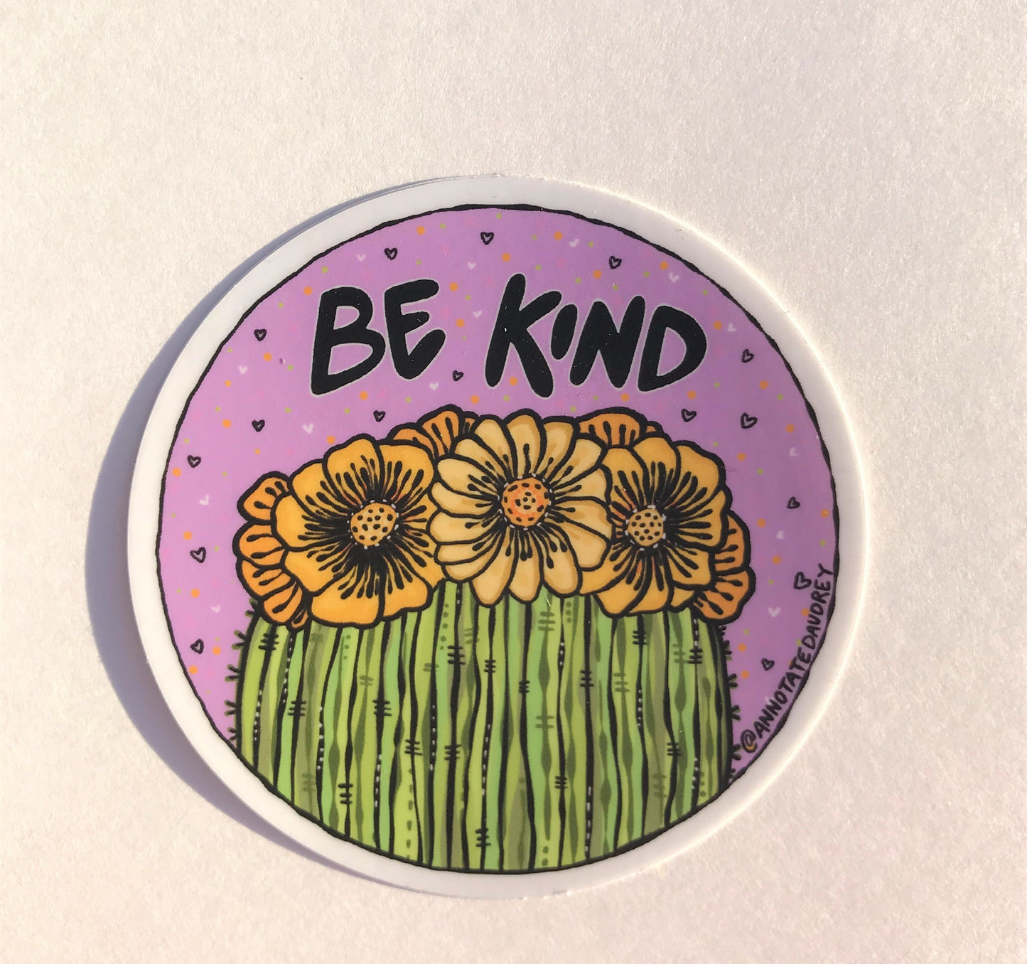 Sticker on white background