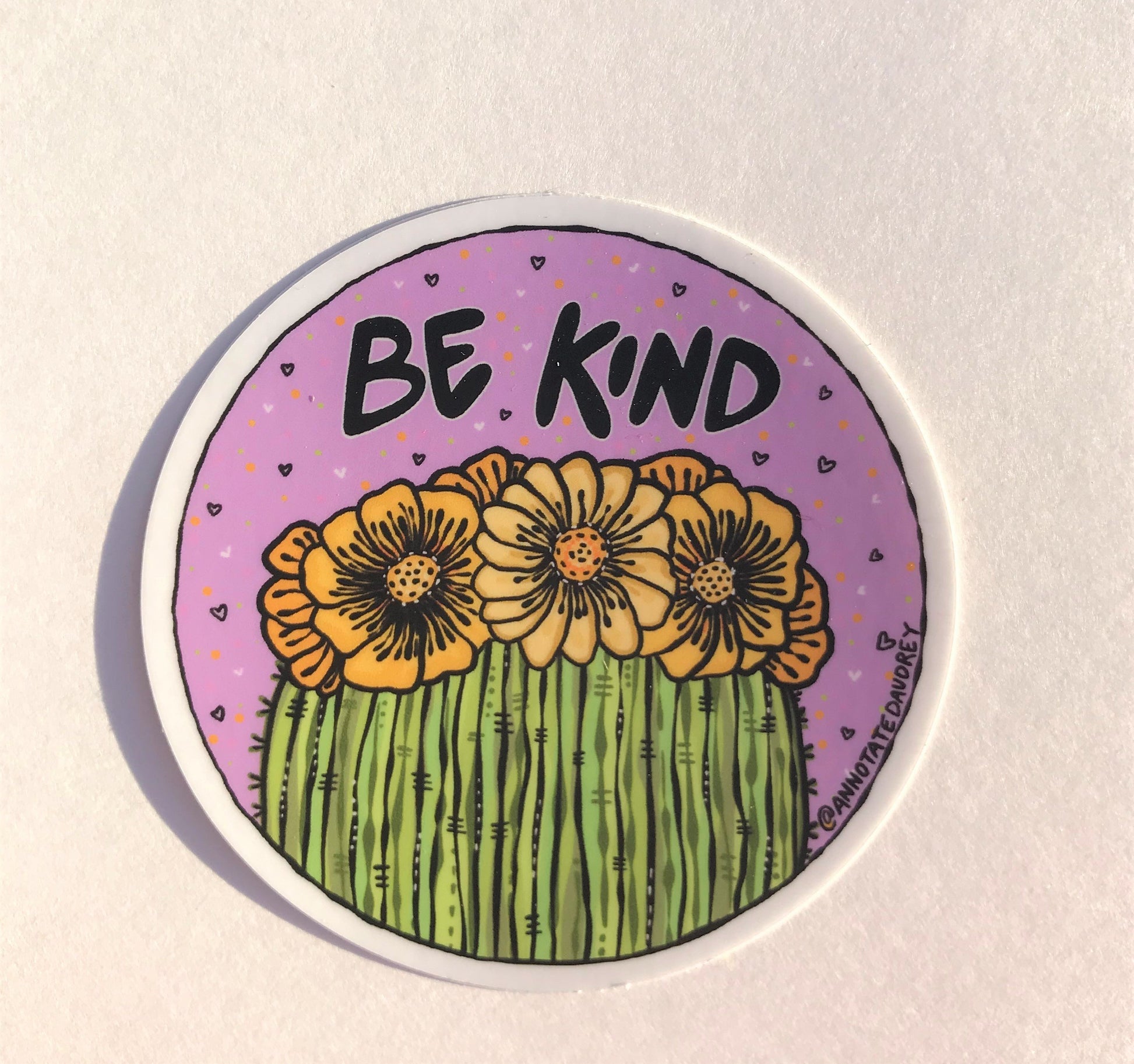 Sticker on white background