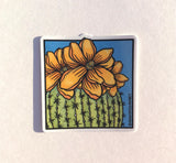 Sticker on white background