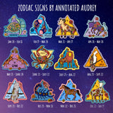 Zodiac sticker chart by birthday